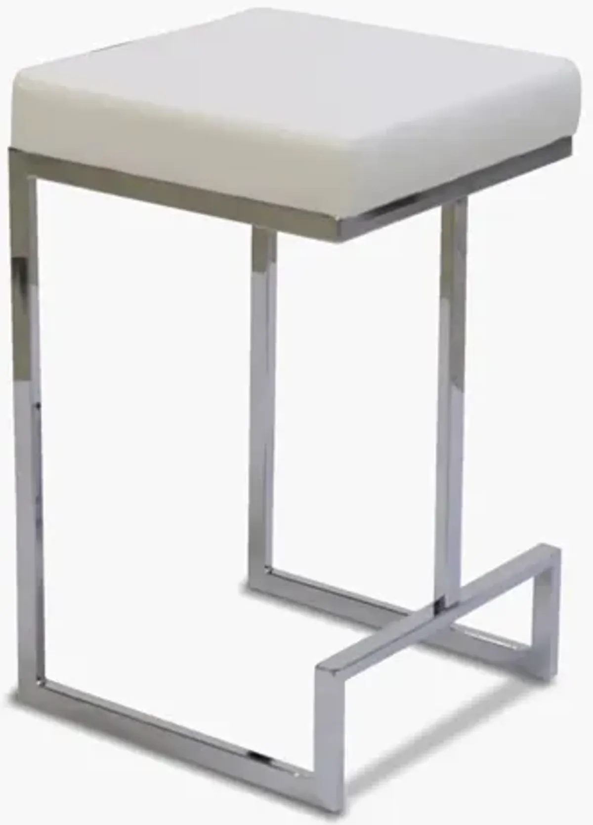 Skyline Pub Counter Stool Backless White