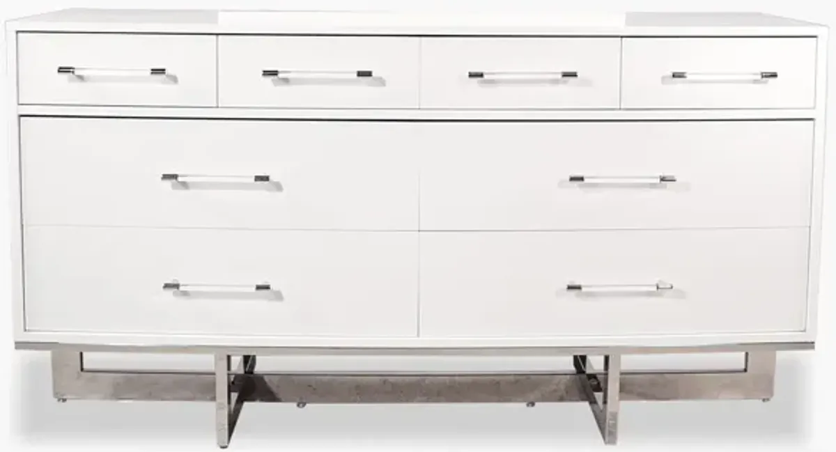 Dante White 68" Dresser"