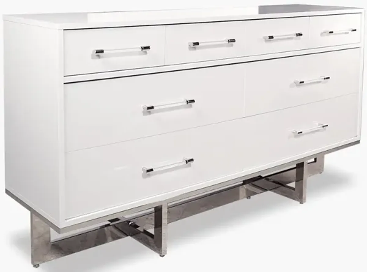 Dante White 68" Dresser"