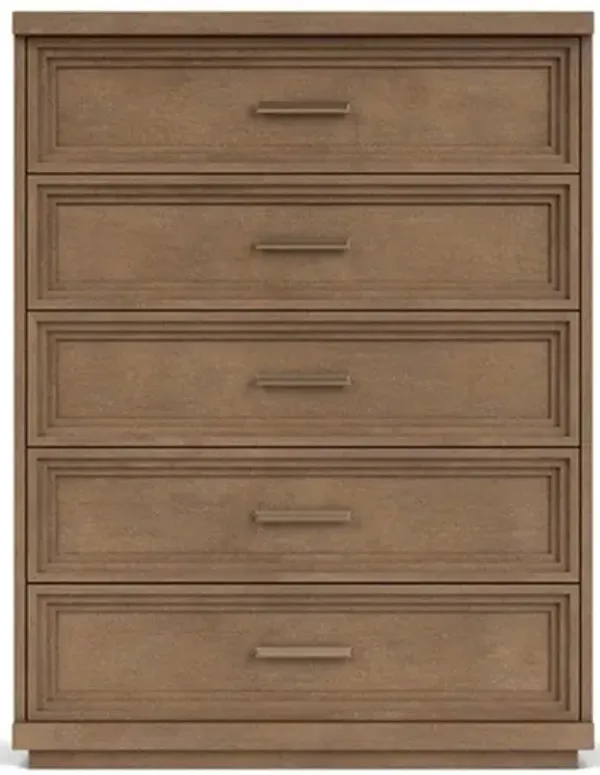 Cascade Brown 5 Drawer Chest