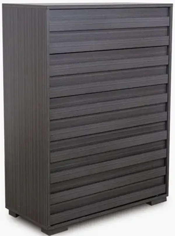 Performa Grey 5 Drawer Chest