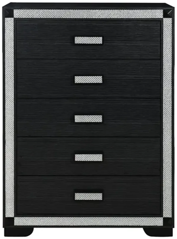 Fergie Charcoal 5 Drawer Chest
