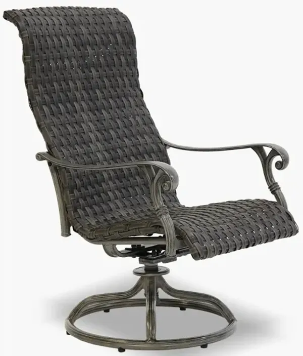 Brookstone Wicker Outdoor Swivel Rocker