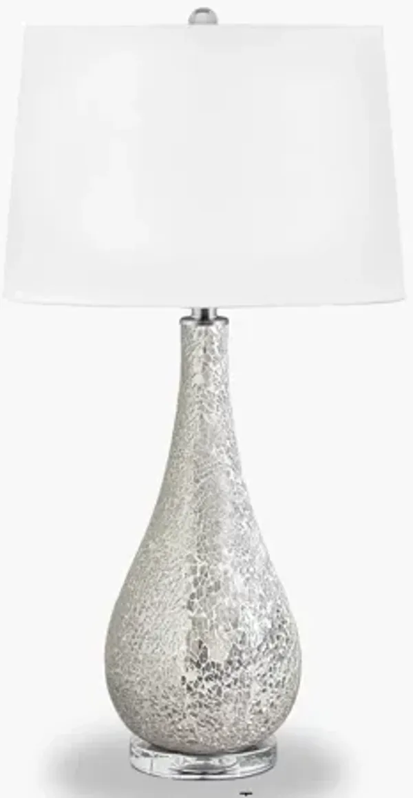 Novana Silver Mosaic Lamp