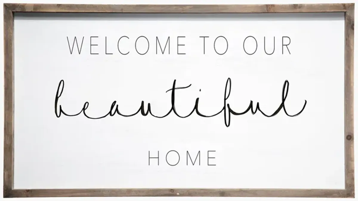 Welcome Home 43 x 23