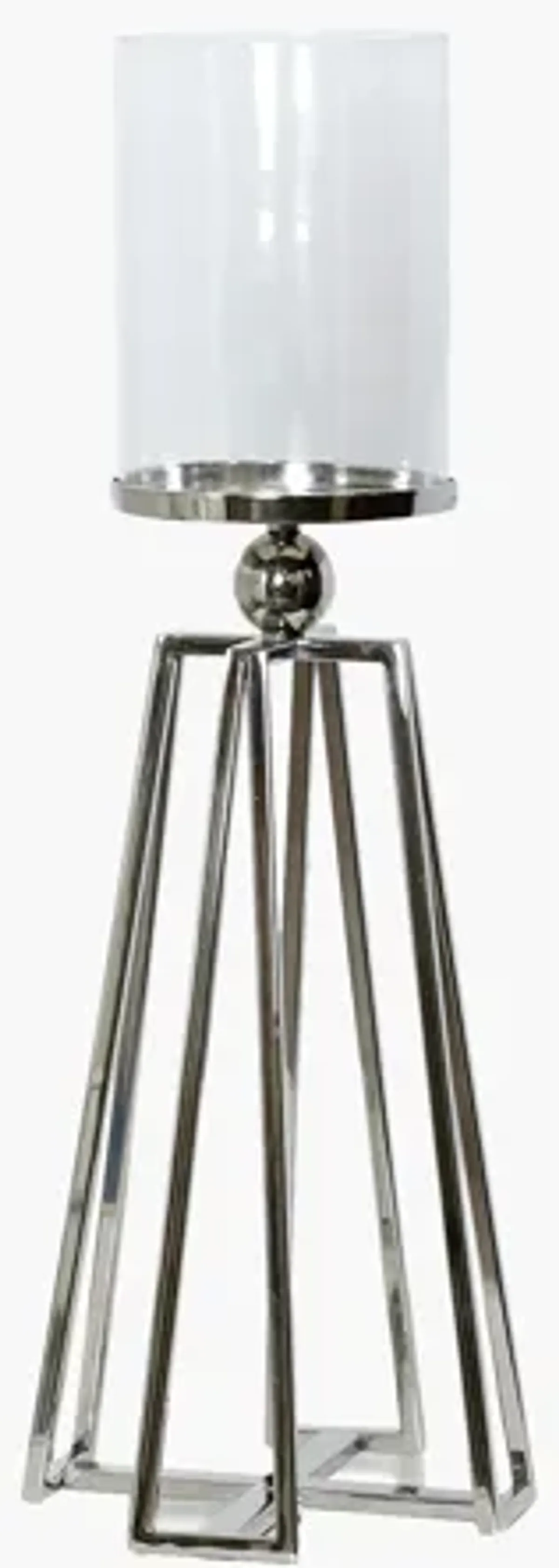 Medium Silver Candle Holder