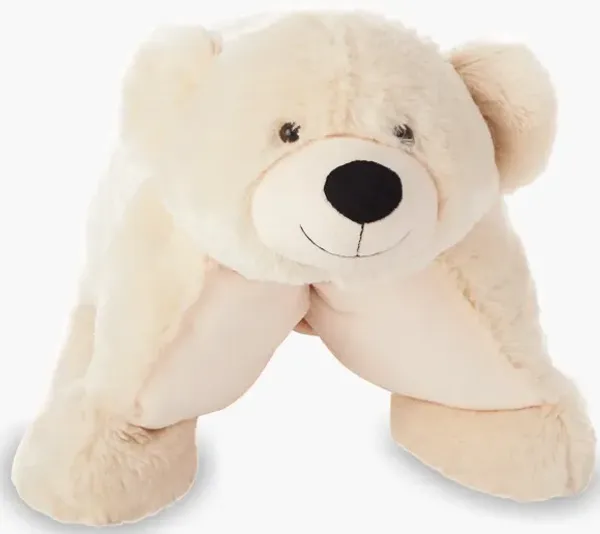 Ivory Bear Pouf