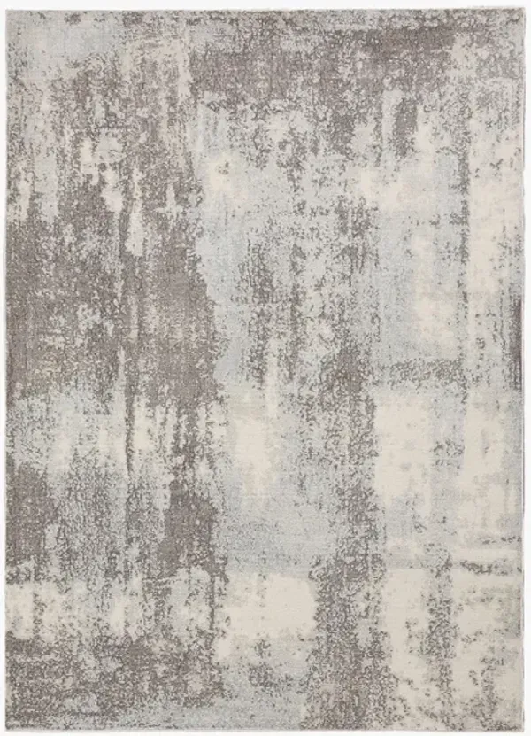Etchings Grey Blue 5 x 8 Rug