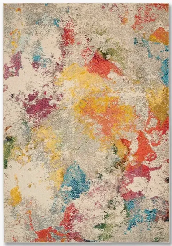 Multicolor 8 x 10 Rug