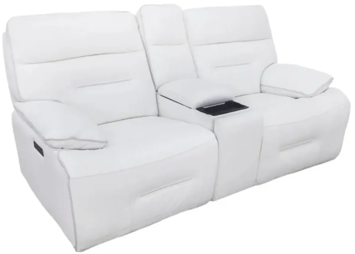 Alaska 3 Piece Zero Gravity Power Console Loveseat w/Power Headrest