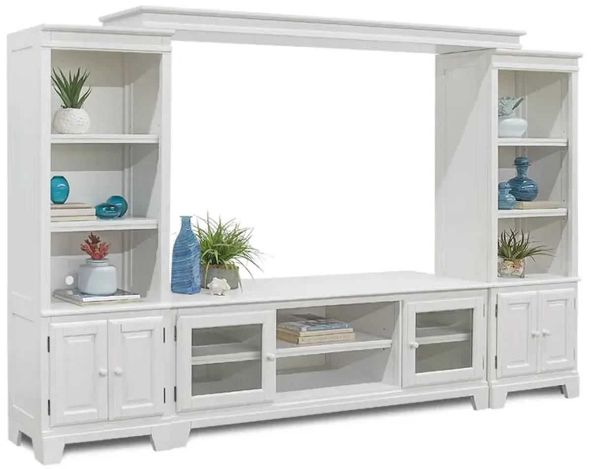 Crescent Bay II 4 Piece Wall Unit with 68" TV Console"