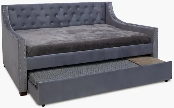 Gulf Breeze Charcoal Full Upholstered Daybed