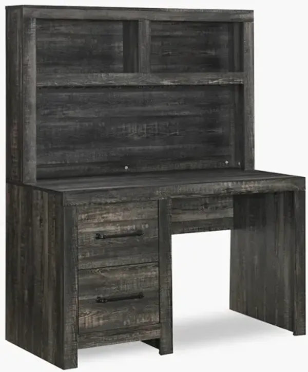 Linwood Dark Oak 2PC Desk w/  Hutch