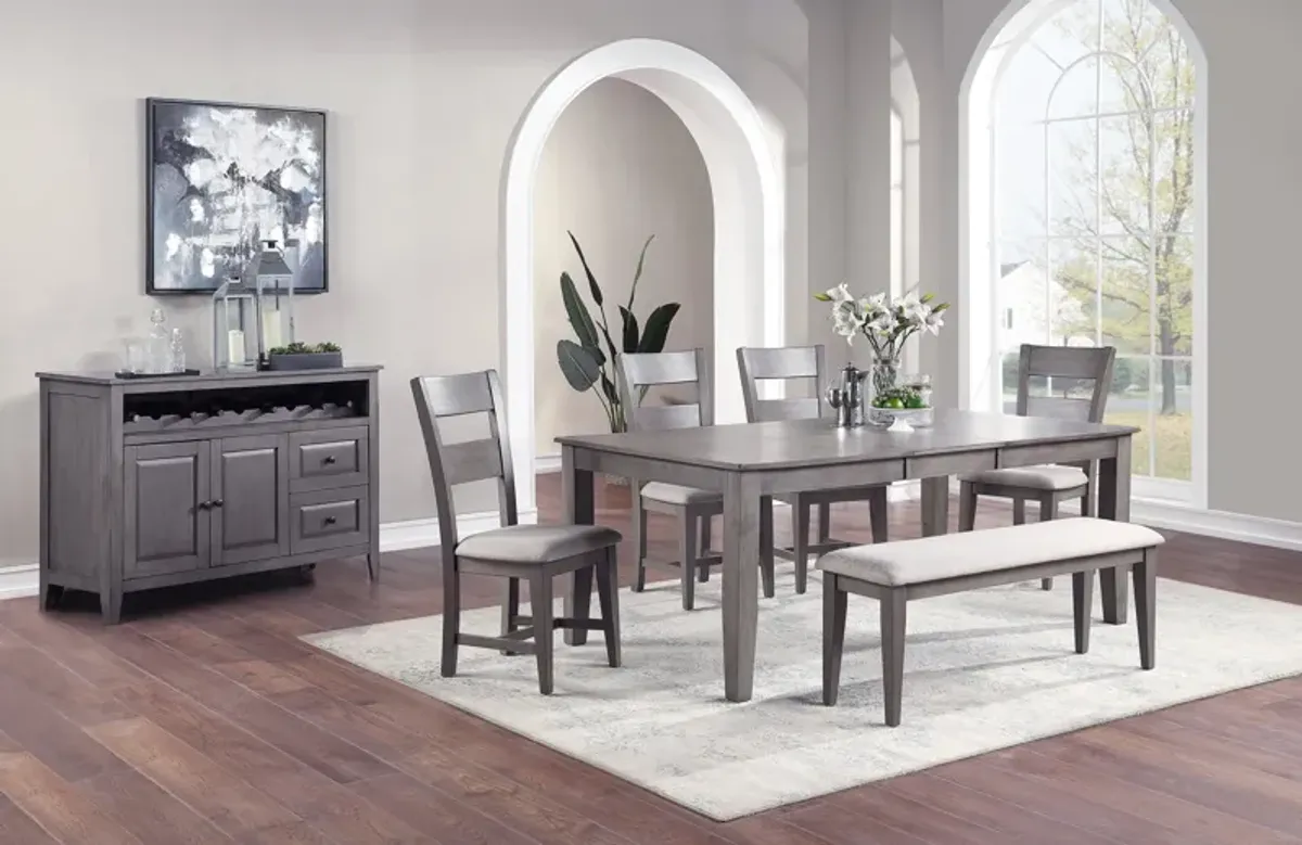 Mango Grey 5 Piece Dining Set