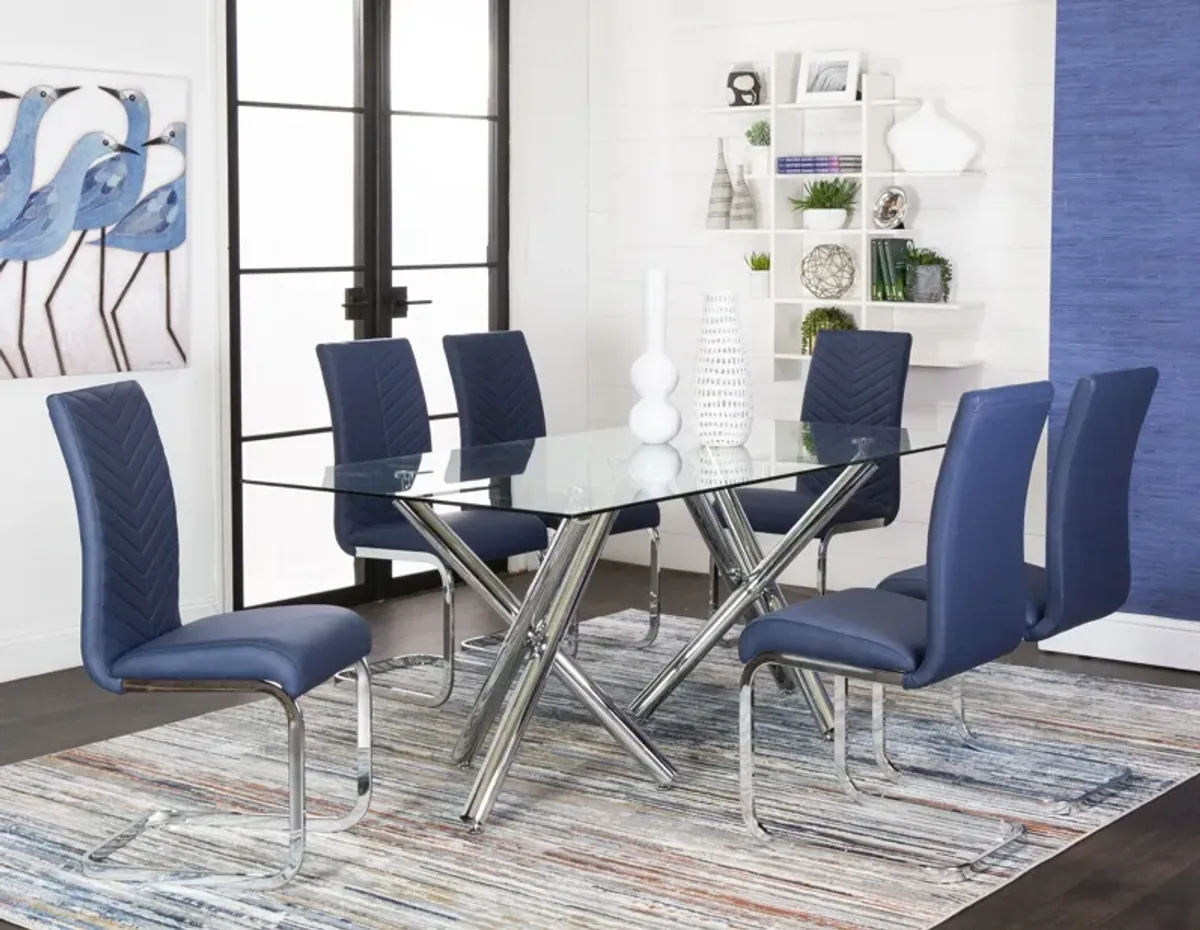 Mantis 5 Piece Dining Set with Murano Chairs
