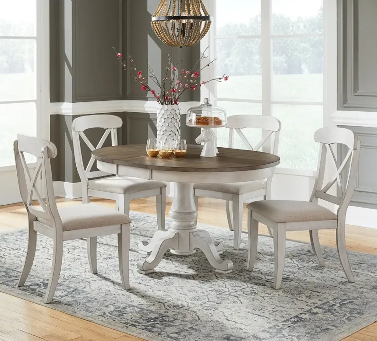 Ocean Isle 5PC Round/Oval Dining Set