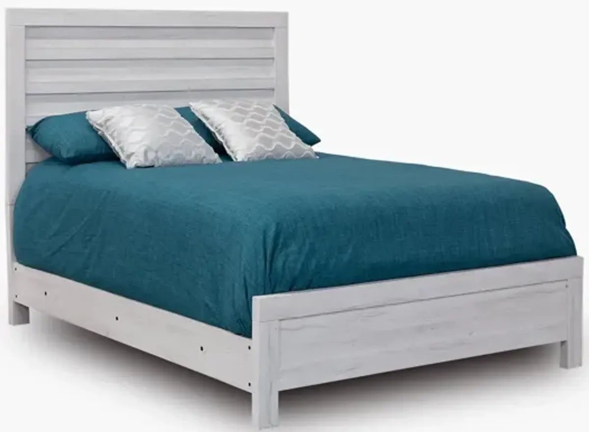 Performa White II 3PC King Panel Bed