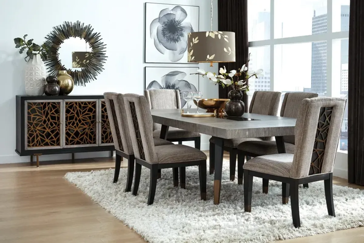 Ryker Espresso 5 Piece Dining Set