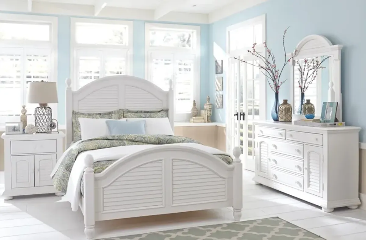 Summer House 5 Piece King Poster Bedroom