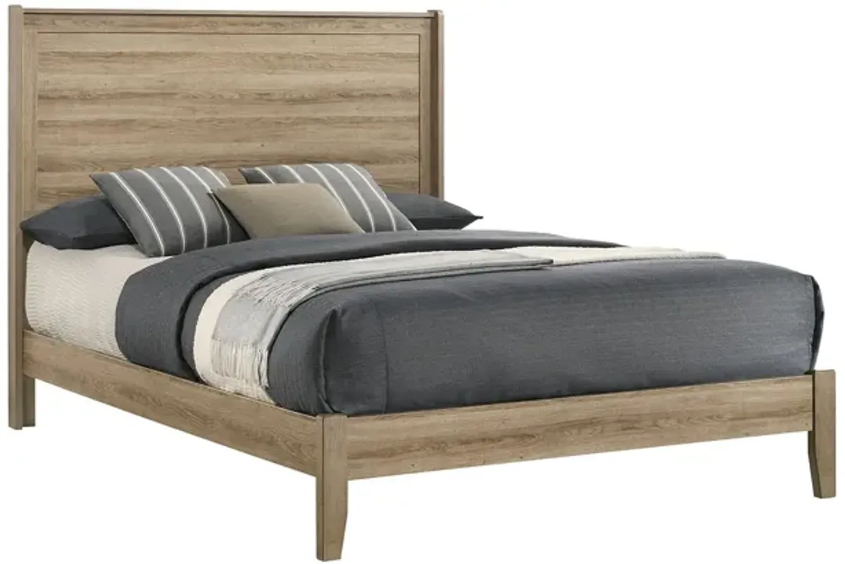 Woodhawk 3PC Queen Panel Bed