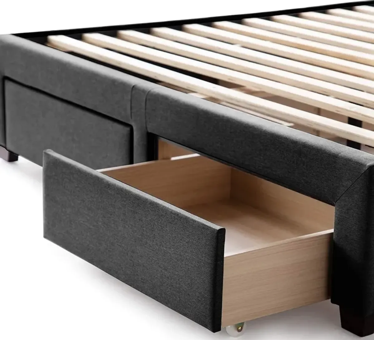 Malouf Sleep HENNESSY QUEEN STORAGE BED