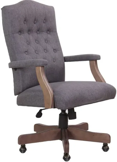 Presidential Seating BOSS TRADITIONAL CHAIR - SLATE GREY
