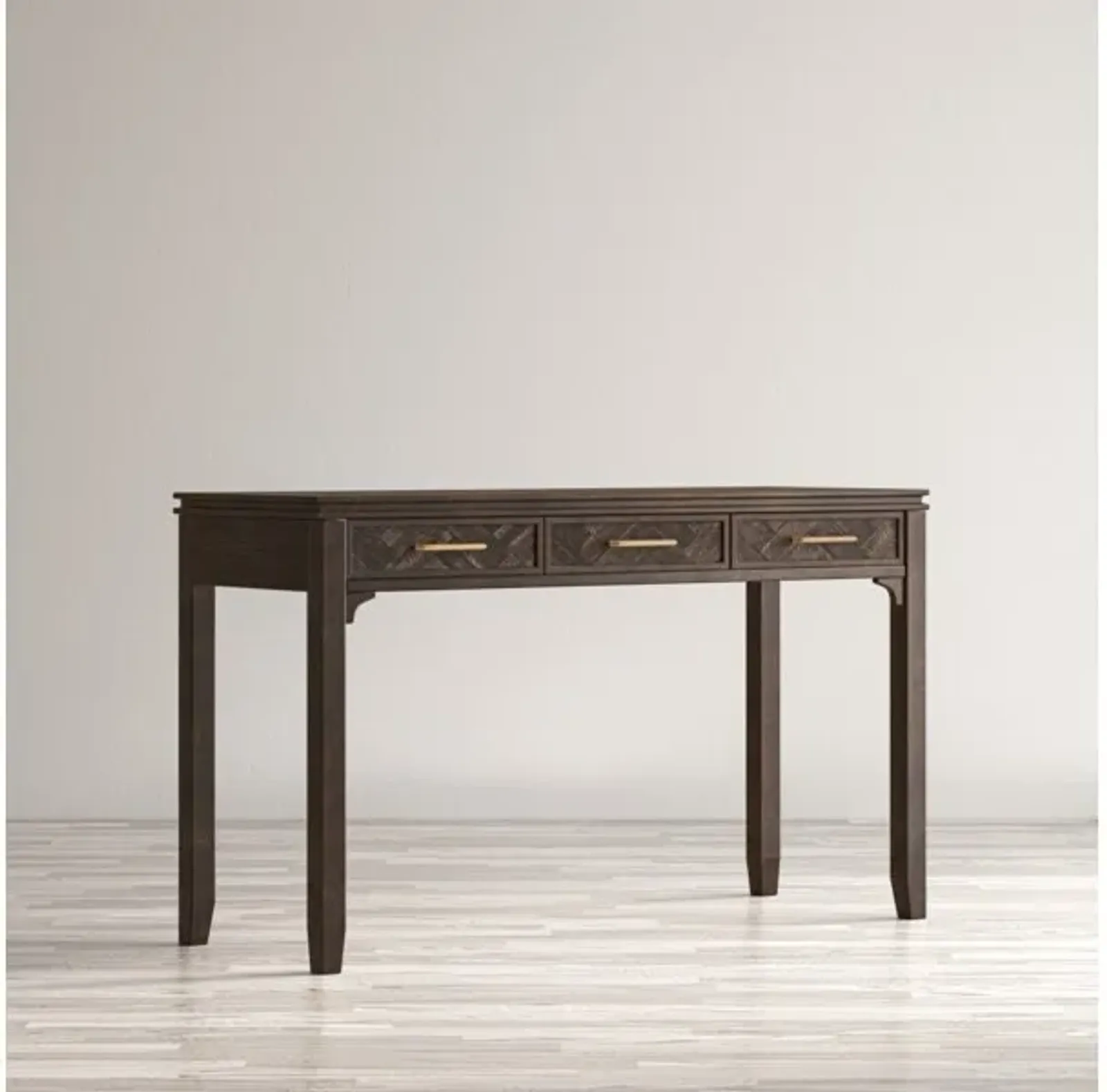 First Avenue GRAMERCY POWER DESK - DARK CHEVRON