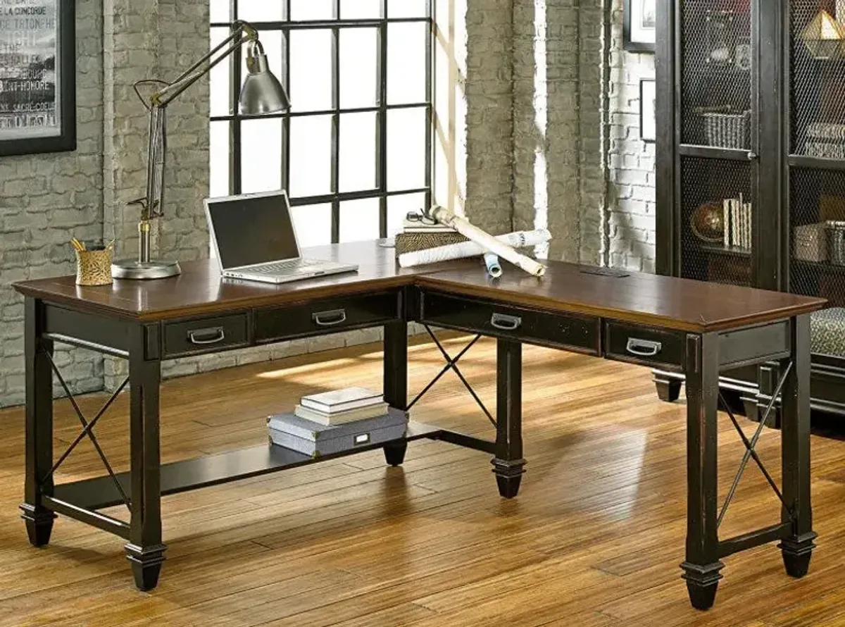 Martin Furniture Hartford L-Desk 