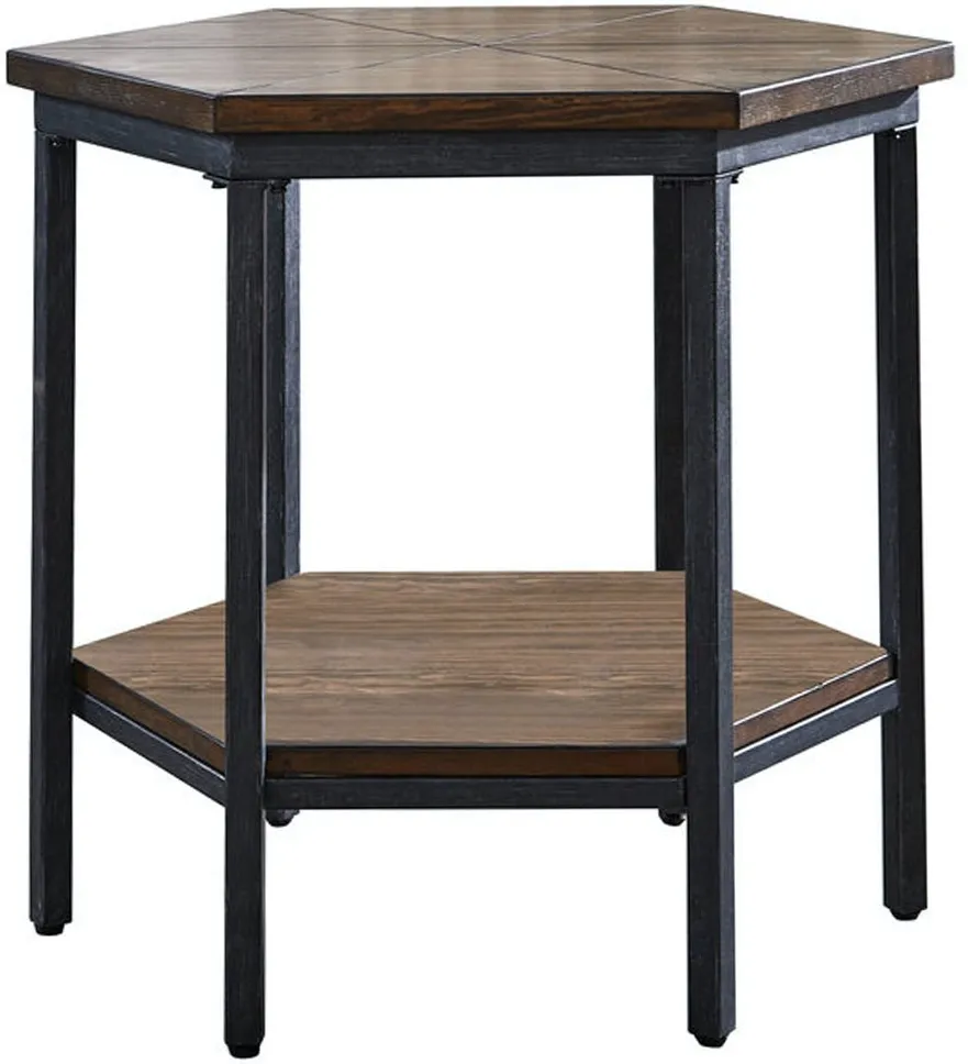 Crawford Street HEX END TABLE