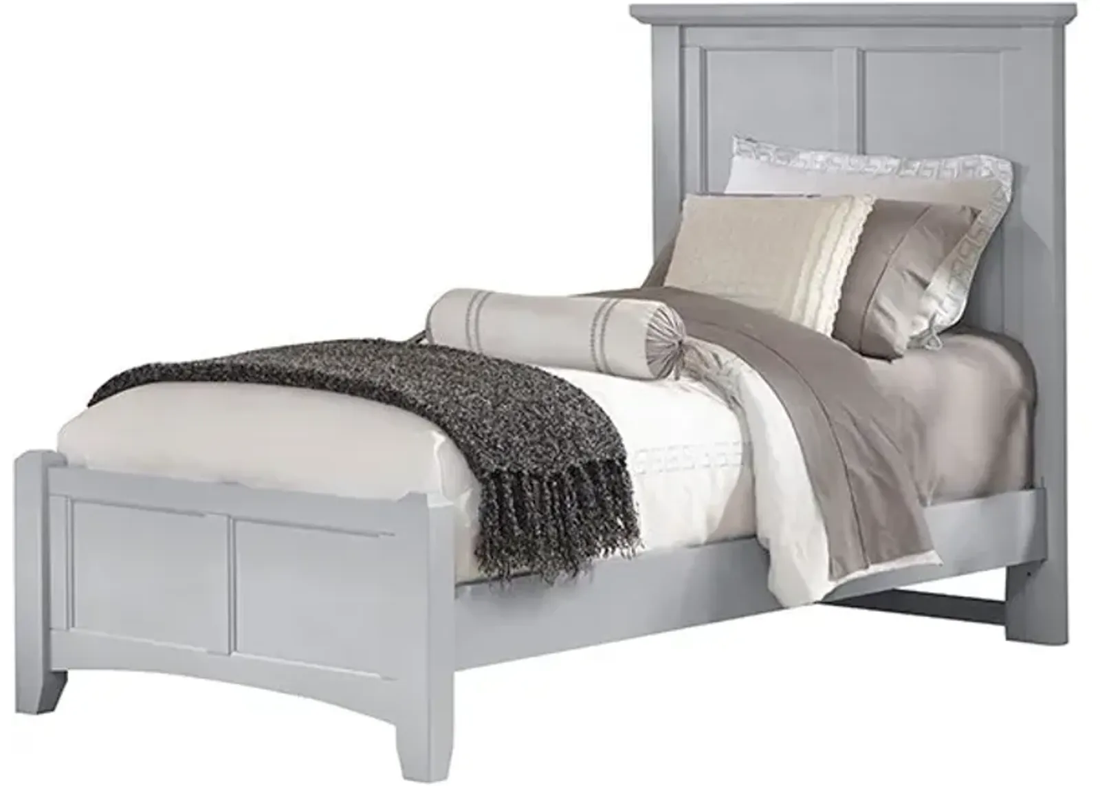 Vaughan-Bassett Furniture Company BONANZA TWIN BED-GRAY