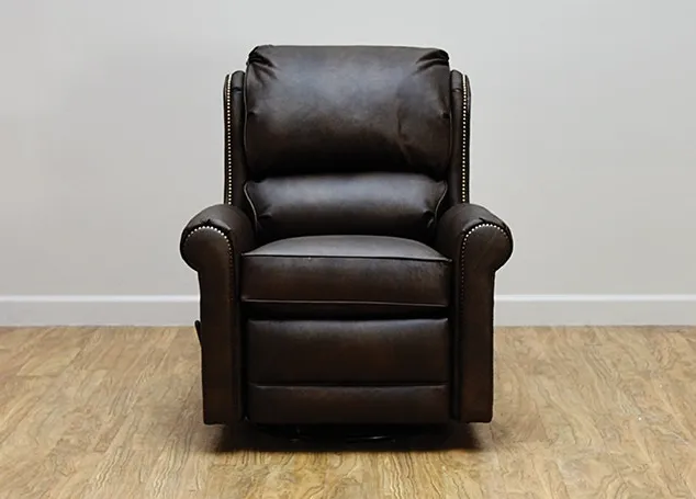 Smith Brothers 720 LEATHER SWIVEL GLIDER RECLINER