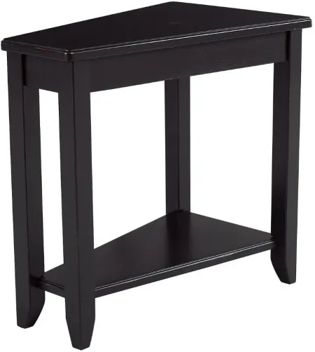 Hammary BLACK WEDGE CHAIRSIDE TABLE