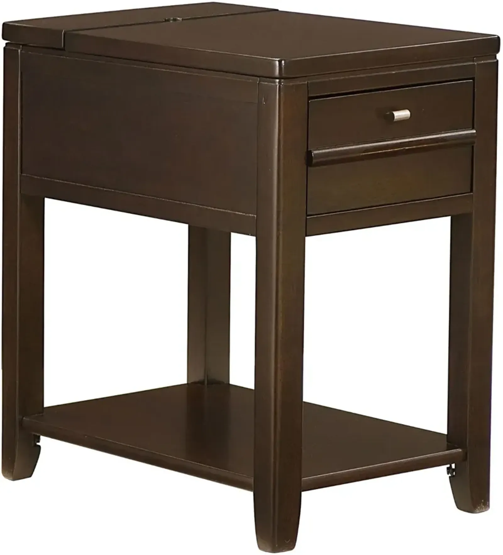 Hammary ESPRESSO CHAIRSIDE TABLE