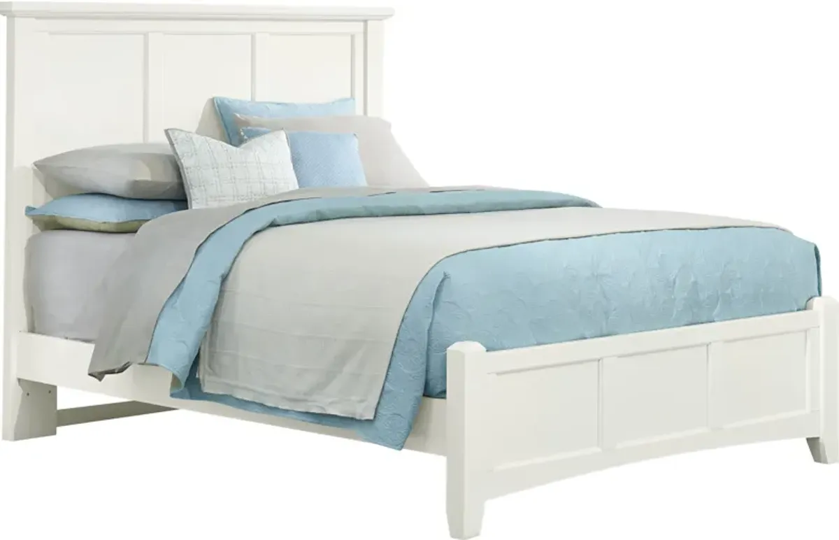 Vaughan-Bassett Furniture Company BONANZA QUEEN BED-WHITE