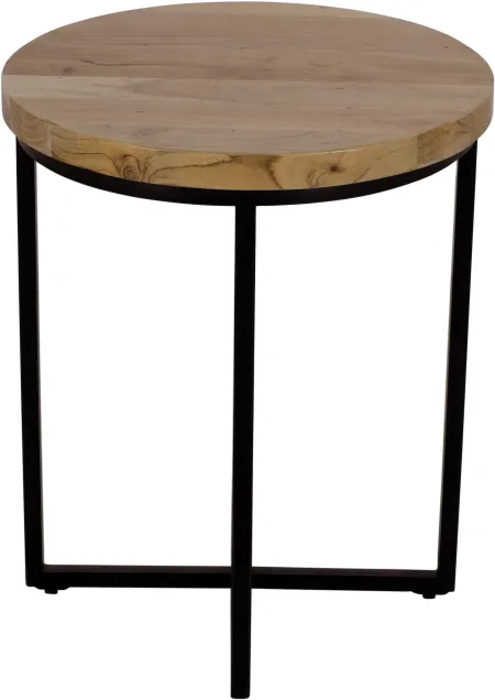 First Avenue AMOS ROUND END TABLE