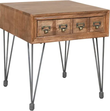 First Avenue VINTAGE END TABLE