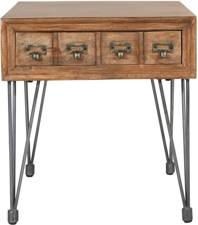 First Avenue VINTAGE END TABLE