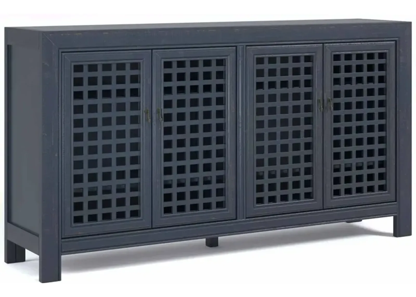 Crawford Street FULTON 4 DOOR CABINET-NAVY