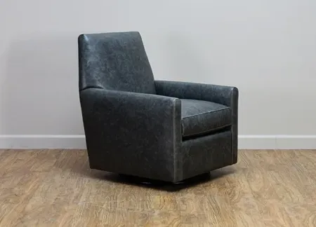 Freestyle DOVE LEATHER ACCENT CHAIR