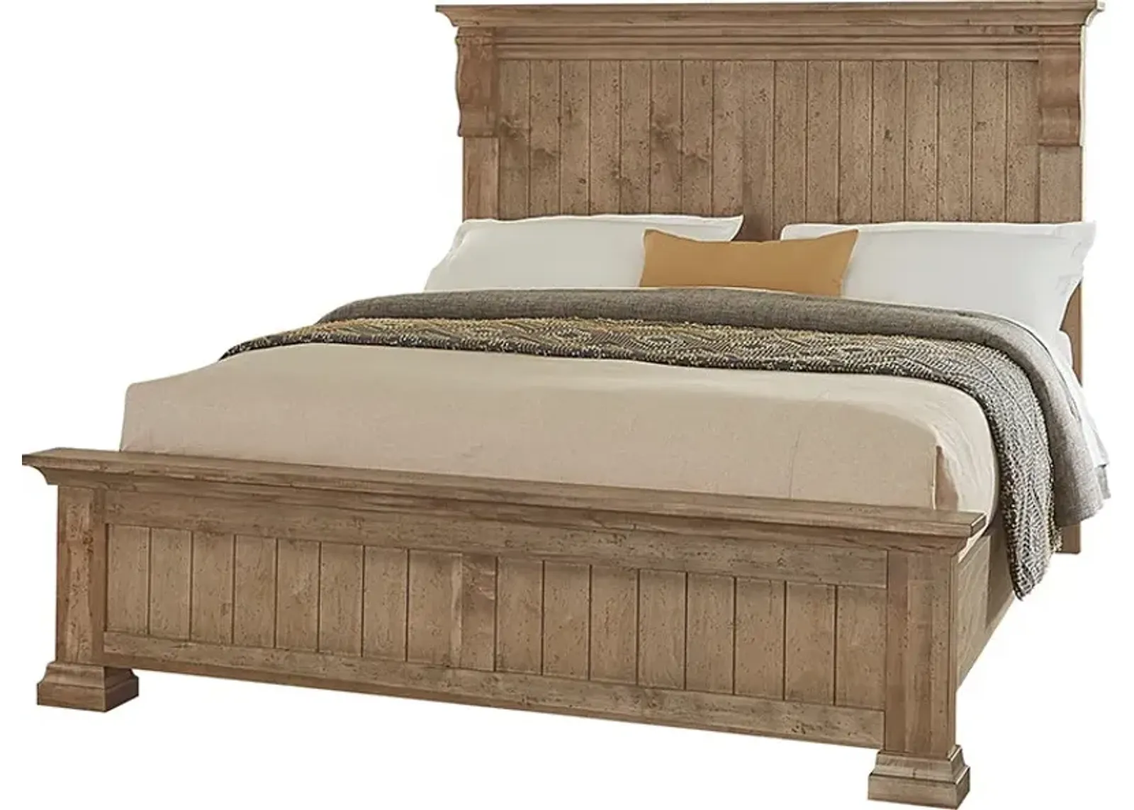 Vaughan-Bassett Furniture Company CARLISLE CORBEL QUEEN BED