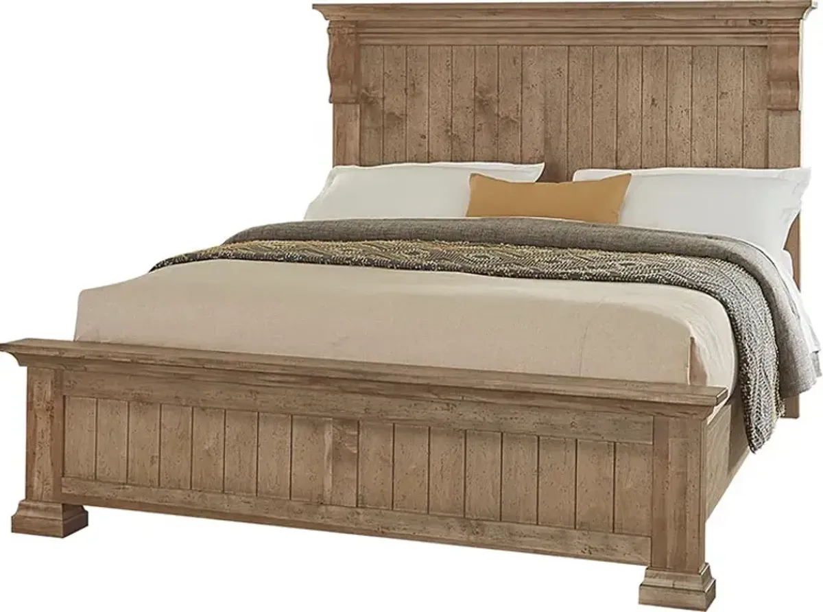 Vaughan-Bassett Furniture Company CARLISLE CORBEL QUEEN BED