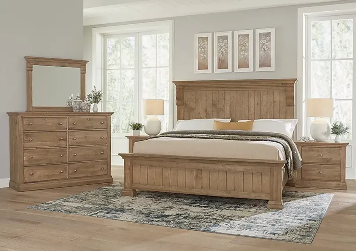 Vaughan-Bassett Furniture Company CARLISLE CORBEL KING BED