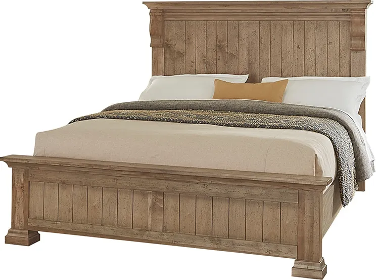 Vaughan-Bassett Furniture Company CARLISLE CORBEL KING BED