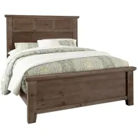 Vaughan-Bassett Furniture Company SAWMILL LOUVER KING BED