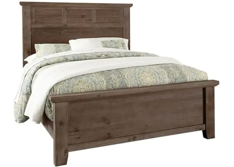 Vaughan-Bassett Furniture Company SAWMILL LOUVER KING BED