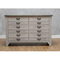 Vaughan-Bassett Furniture Company Bungalow 6 Drawer Double Dresser
