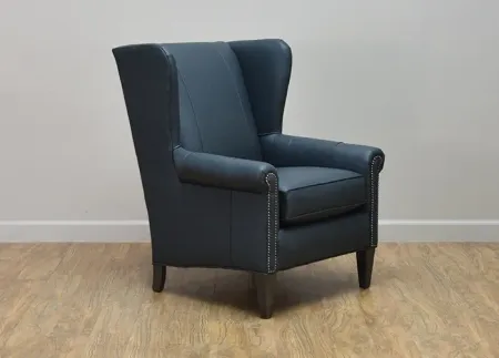 Smith Brothers 505 LEATHER WING CHAIR
