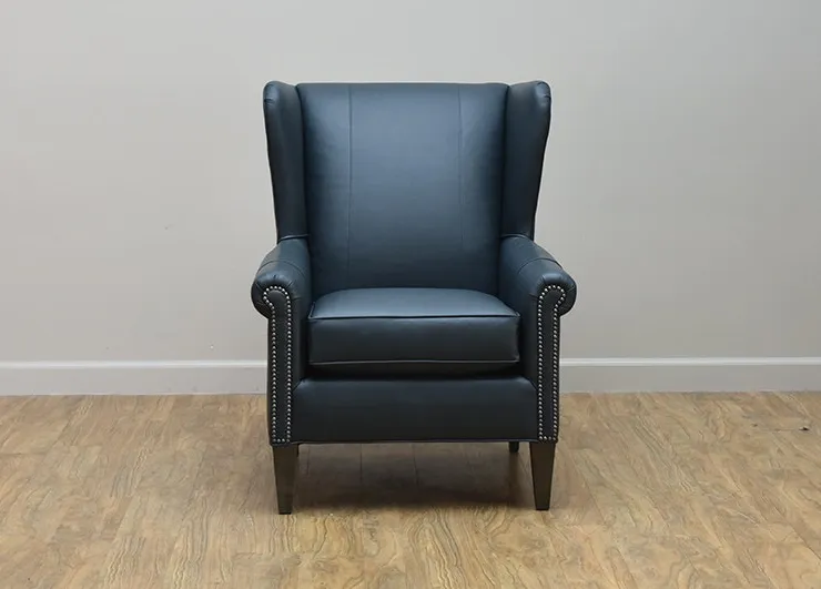 Smith Brothers 505 LEATHER WING CHAIR