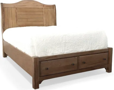 Vaughan-Bassett Furniture Company FARMHOUSE QUEEN STORAGE BED