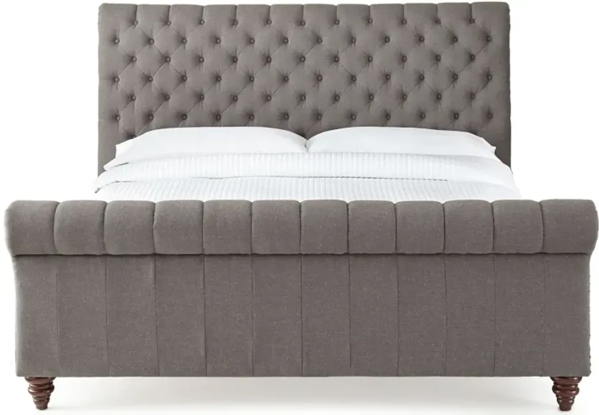 Crawford Street BILTMORE QUEEN BED-GRAY